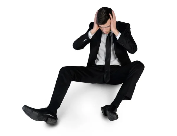 Business man suffer on floor — Stockfoto
