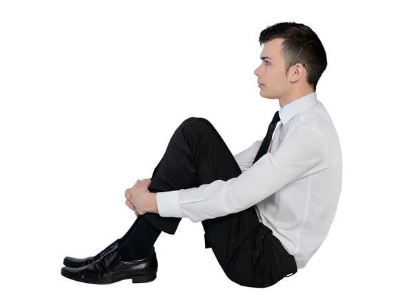 Business man standing serious — Stock Photo, Image