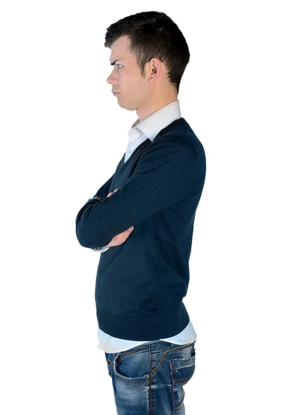 Young man looking side — Stock Photo, Image