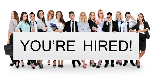 You are hired word — Stock Photo, Image
