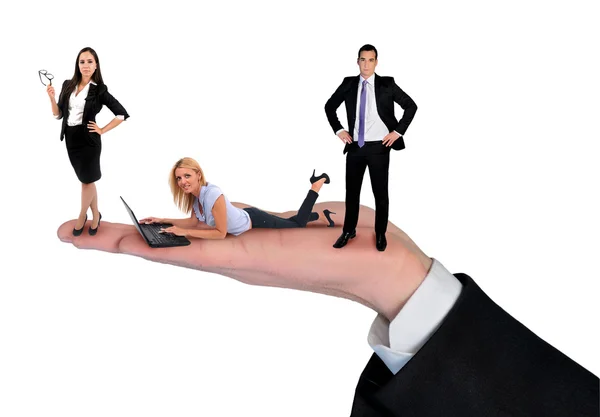 Isolated business team — Stock Photo, Image