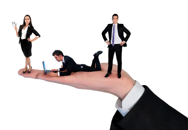 Isolated business team — Stock Photo, Image