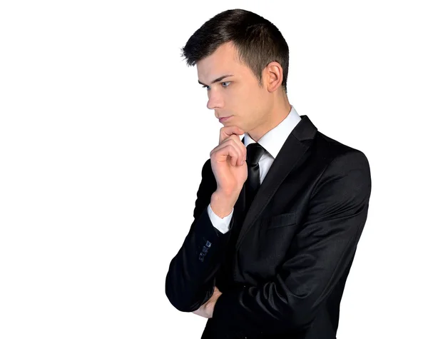 Geschaftsmann Denkt Nach Idee Mannlich Stock Photo 6243195