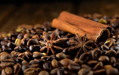 ANIS, kahve ve tarçın