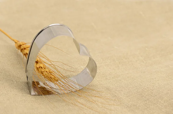 Kalp şeklinde buğday — Stok fotoğraf