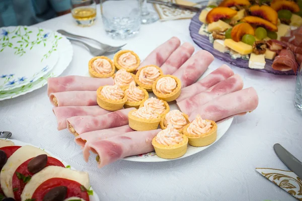 Cocktail food appetizer — Stock Photo, Image