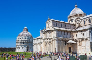 Pisa Katedrali ve san giovanni battistero, piazza del duomo