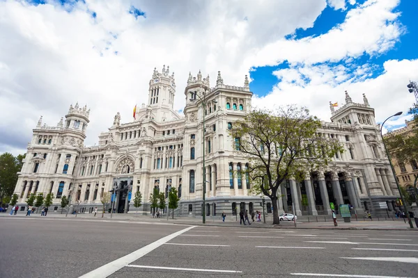 马德里市政厅、 文化中心和纪念碑的城市 — 图库照片