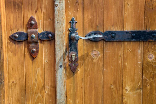 Dettaglio immagine di sfondo di una vecchia porta in legno — Foto Stock
