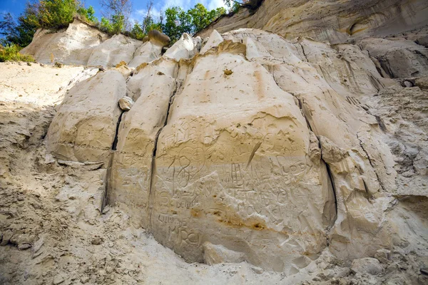 Roccia di sabbia incisa — Foto Stock