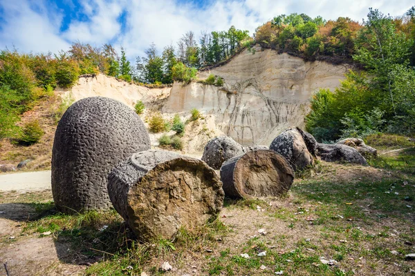 The Trovants of Costesti The Living and Growing Stones of Roma (engelsk). – stockfoto