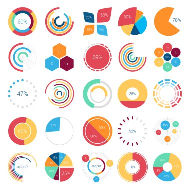 Tasarım öğeleri Infographics koleksiyonu