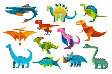 Dinozorlar ve dinozorlar, Jurassic t-rex triceratops