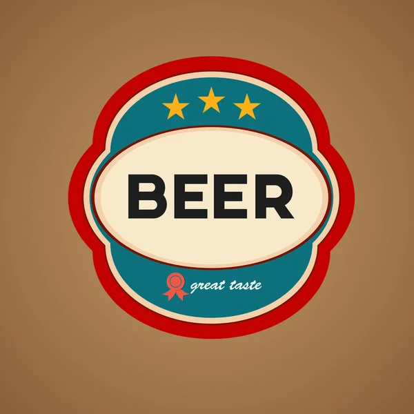 矢量啤酒标签 — 图库矢量图片