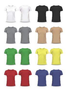 Vektör T-shirt, tasarım şablonu, raglan kollu, kadın ve erkek