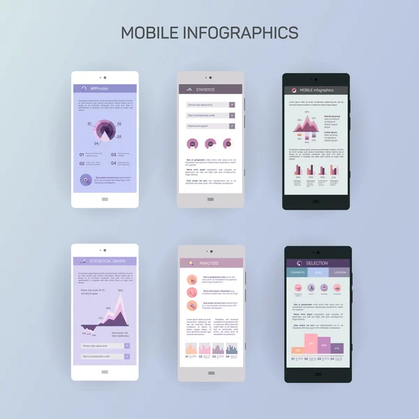 Diagrama de bloques, Folleto, folleto, banner abstracto — Archivo Imágenes Vectoriales