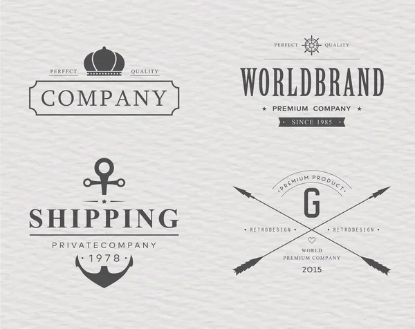 Дизайн бренду та логотипу, старий значок таверни — стоковий вектор
