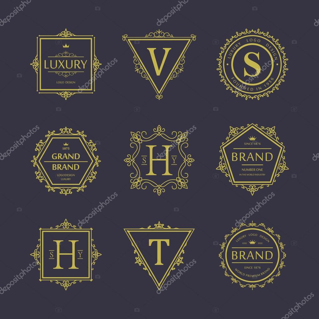 Set of badges. Old school. Vintage banners, vector illustration for your design, eps 10