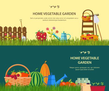Vector garden work.