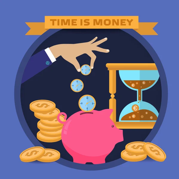 ᐈ Save time money stock vectors, Royalty Free time money illustrations ...