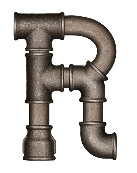 Pipe alfabetet letter — Stockfoto