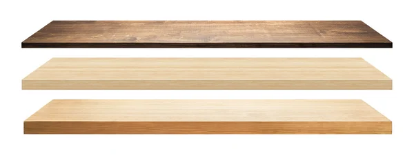 Geïsoleerde houten planken — Stockfoto