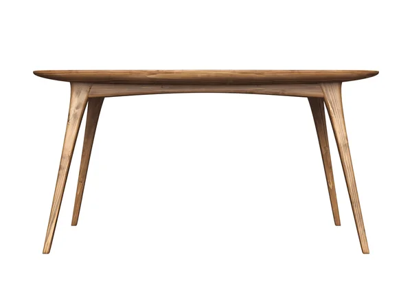 Izolované dřevěný stůl — Stock fotografie