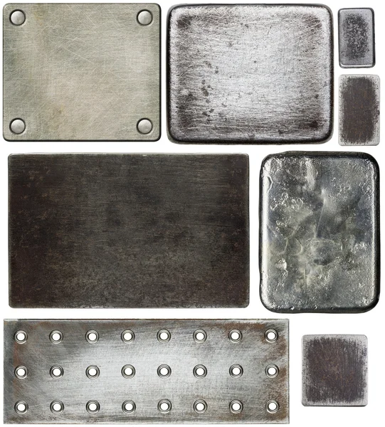 Metal plates — Stock Photo, Image