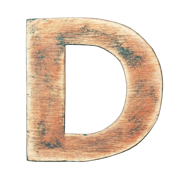 Alfabeto de madeira — Fotografia de Stock