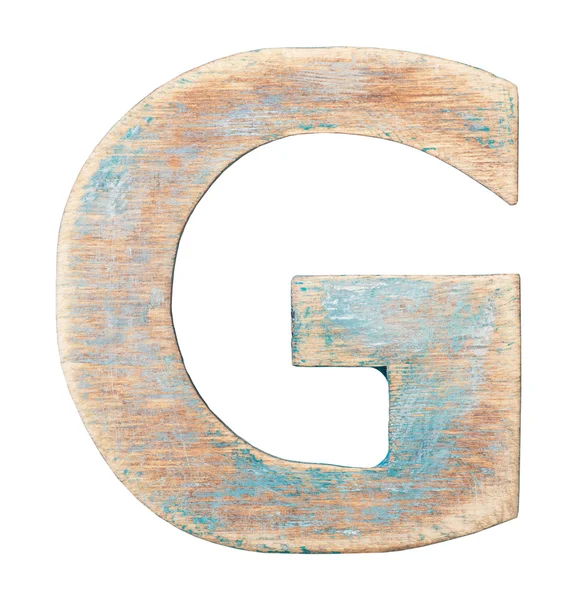 Wooden alphabet — Stock Photo, Image