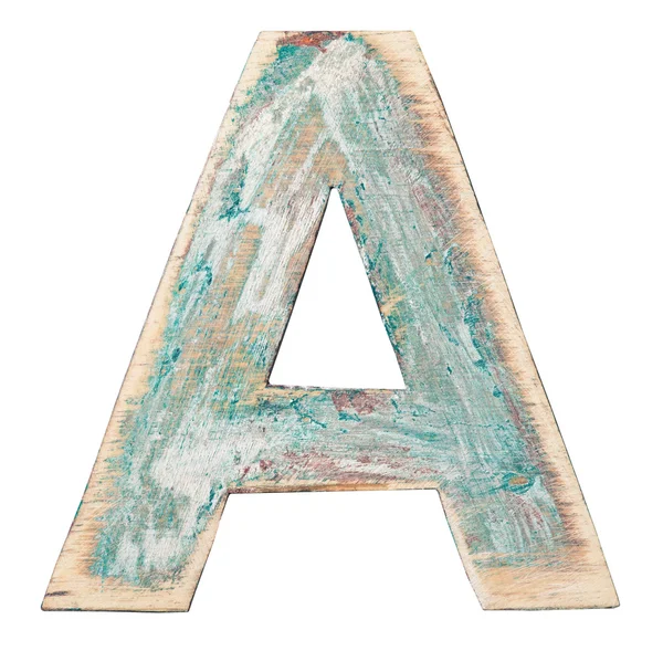 Dřevěná abeceda — Stock fotografie