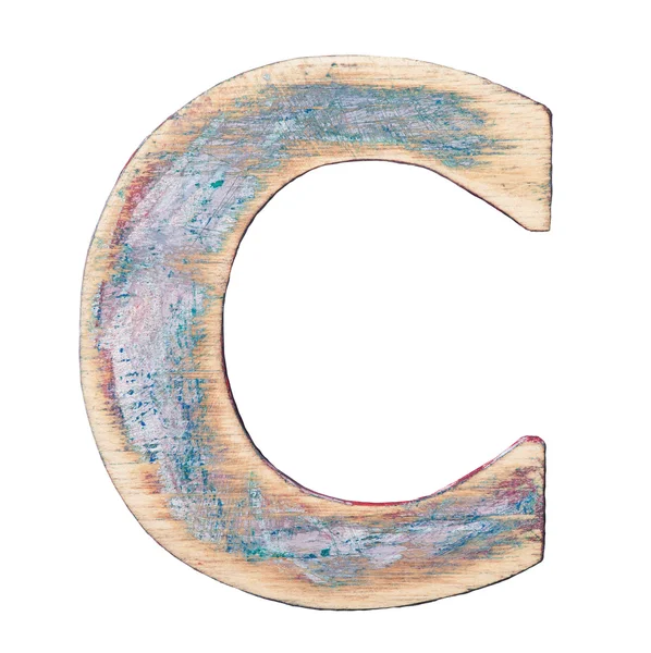 Wooden alphabet — Stock Photo, Image