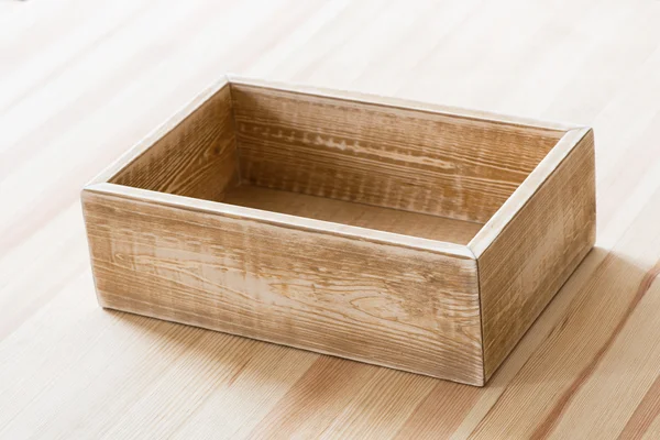 Caja de madera — Foto de Stock