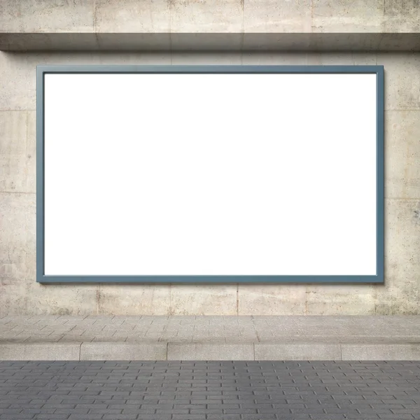 Blank advertising billboard — Stock Photo, Image