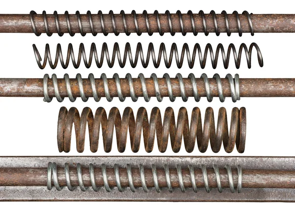 Rusty metal springs — Stock Photo, Image