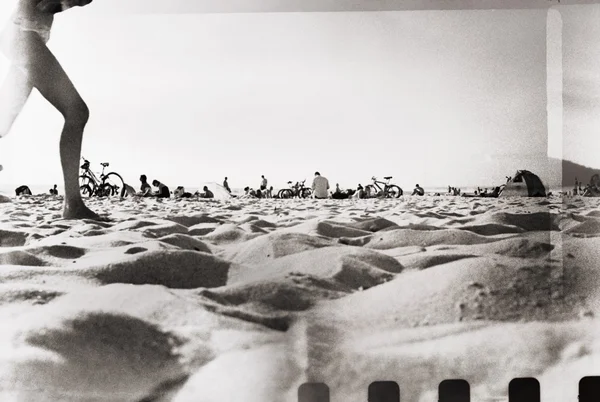 Giornata di sole spiaggia — Foto Stock