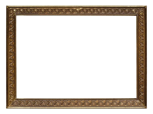 Vintage aged brass frame — Stock Photo, Image