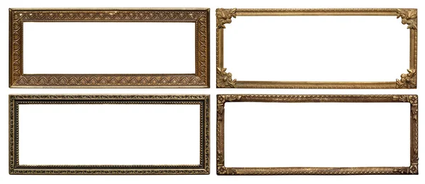 Vintage leeftijd messing frames — Stockfoto