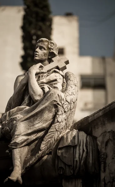 Engel auf dem Friedhof von Recoleta — Stockfoto