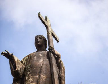 heykel ve çapraz Recoleta cemetery