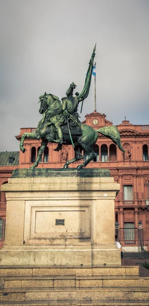 Γενικό Manuel Belgrano άγαλμα — Φωτογραφία Αρχείου