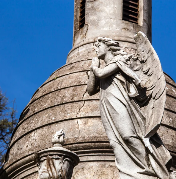 Кладбище ангелов в Буэнос-Айресе — стоковое фото