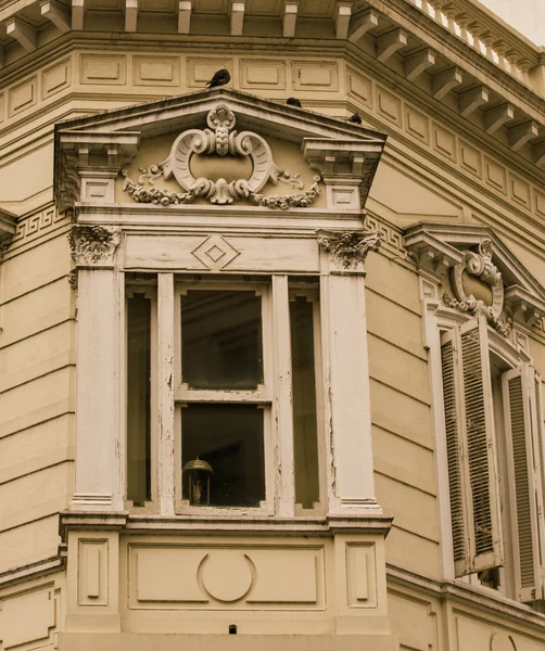 Wooden window buenos aires — Stock Photo, Image