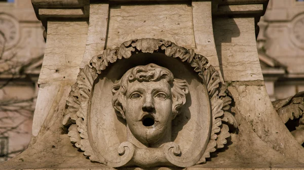 Fontana della testa dell'uomo — Foto Stock