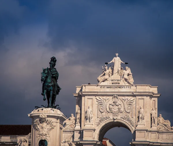 Statua a Lisbona — Foto Stock