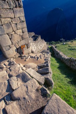 Machu Picchu 'da taş duvar