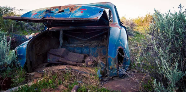 Abandon Car Field Argentina — Stock Photo, Image