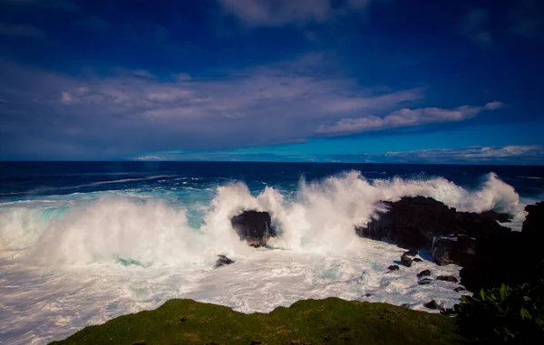 Instortende Golven Big Island Hawaii — Stockfoto