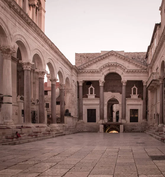 Ancient Street Split Croatia — Stock Photo, Image