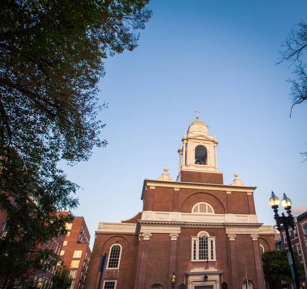 Alte Kirche Boston Massachusetts — Stockfoto